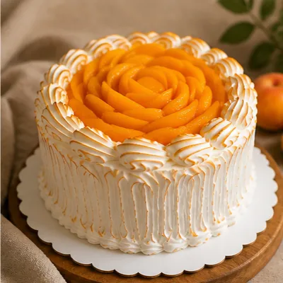 Postre de durazno